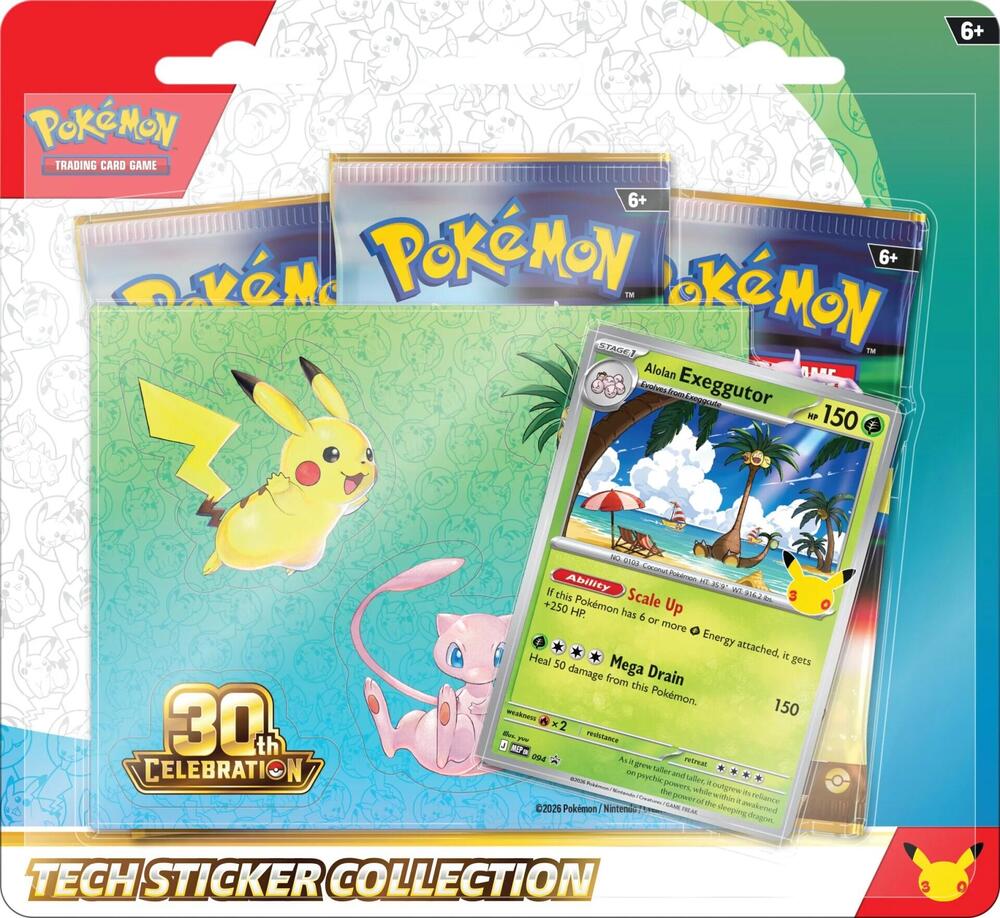 ME: 30th Celebration - Tech Sticker Collection [Alolan Exeggutor]