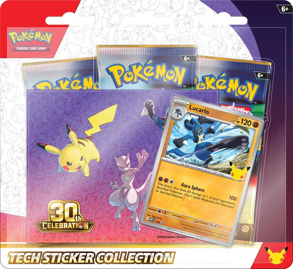 ME: 30th Celebration - Tech Sticker Collection [Lucario]