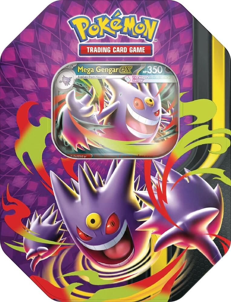 Pokemon: Mega Moonlit Tin [Mega Gengar ex]