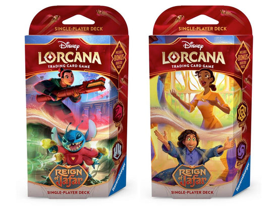 Disney Lorcana: Reign of Jafar Starter Deck [Set of 2]