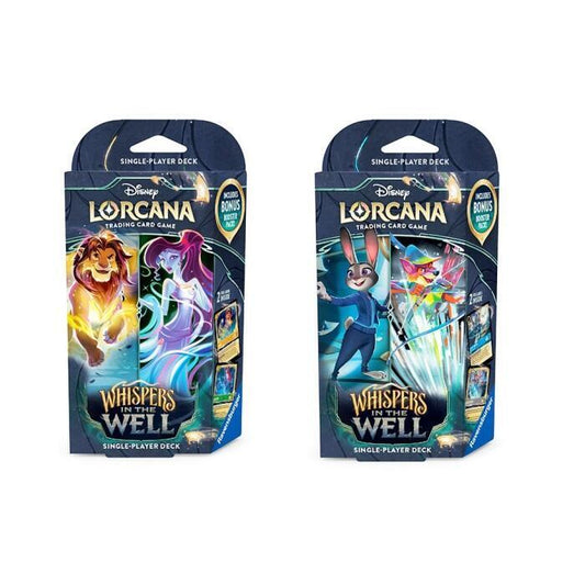 Disney Lorcana: Whispers in the Well Starter Deck [Set of 2]